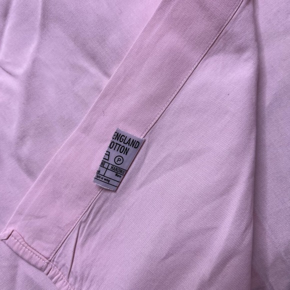 EMMA WILLIS JERMYN STREET LONDON Men's Button Up Dress Shirt Pink Size 16.5 - Picture 7 of 12